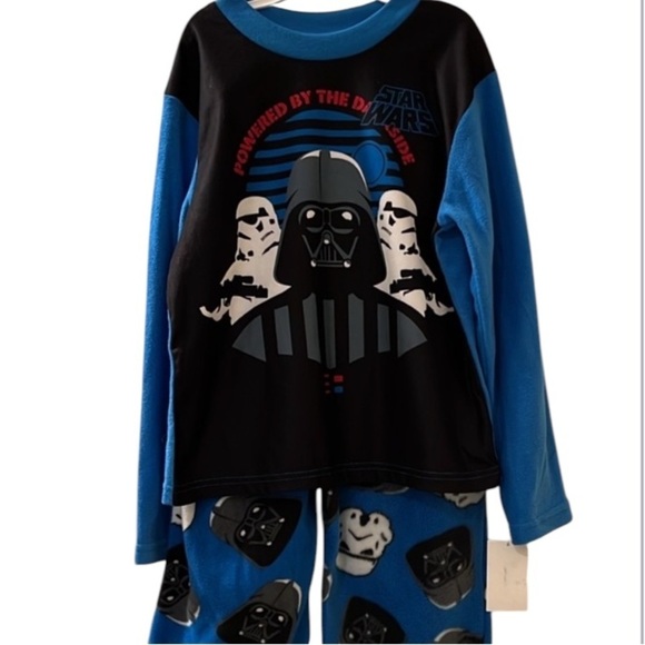 NEW Boys Star Wars Darth Vader and Storm Troopers Pajama Set Size 10 - Picture 1 of 8